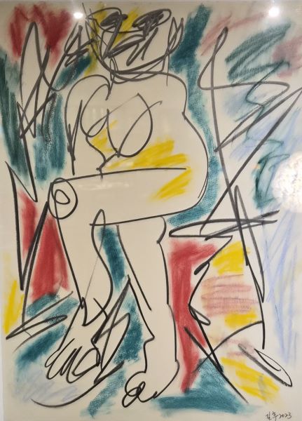 [2024] Untitled, Pastel on paper, Size Unknown